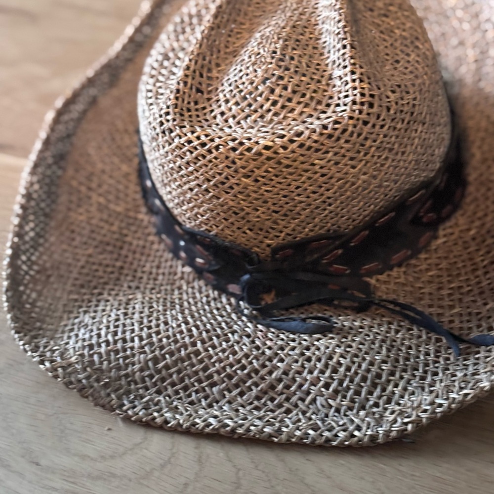 bullhide straw western cowboy youth hat